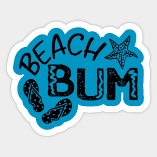 Beach Bum Sticker